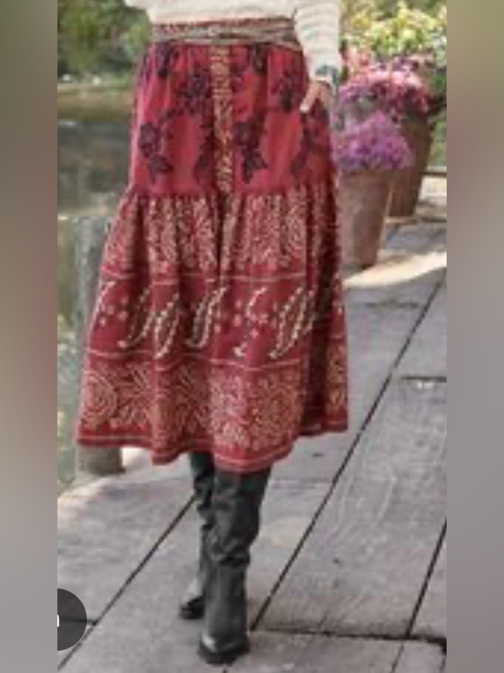 Sundance Elaine Beauty Midi skirt